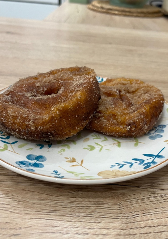 Una foto de Torrijas de donut