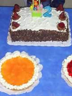 Una foto de Tarta frutal durazno riquísima
