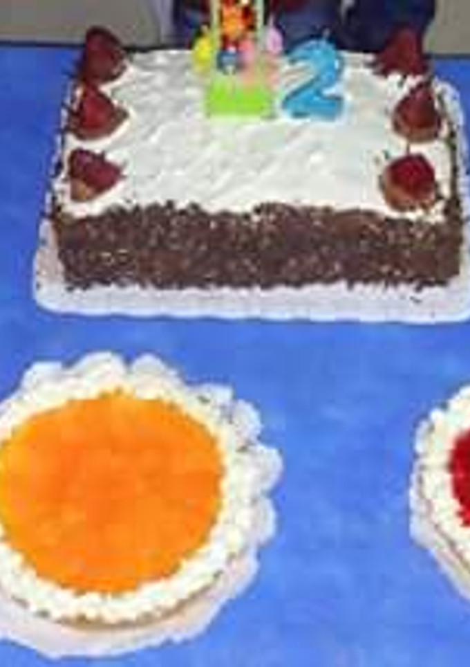 Una foto de Tarta frutal durazno riquísima