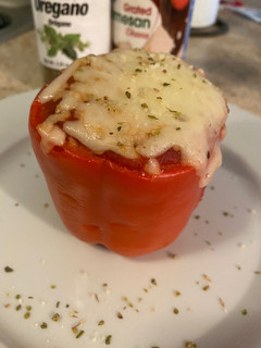 Una foto de Pimientos rellenos