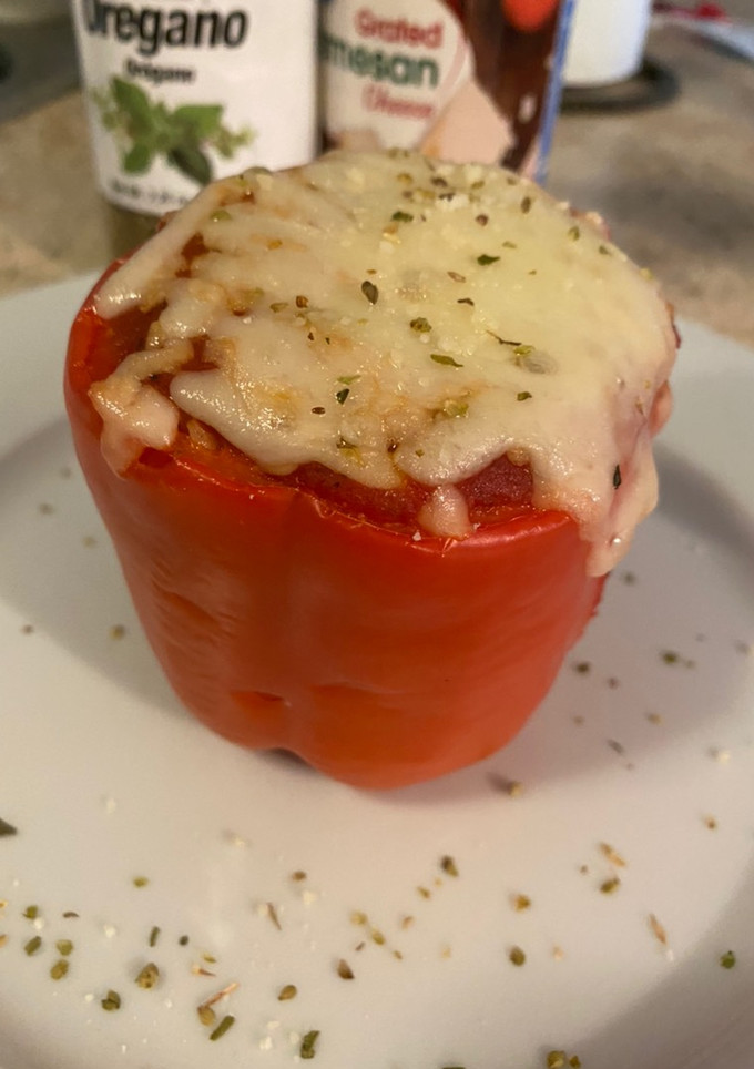 Una foto de Pimientos rellenos