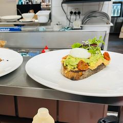 A picture of Avo on toast.