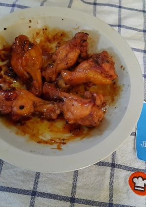 รูปของ น่องไก่อบน้ำผึ้ง