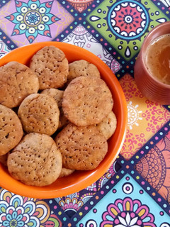 A picture of Methi mathri recipe.