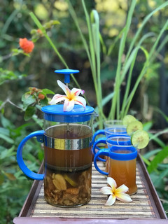 Foto resep Wedang OBH (wedang jahe, kencur, jeruk nipis)