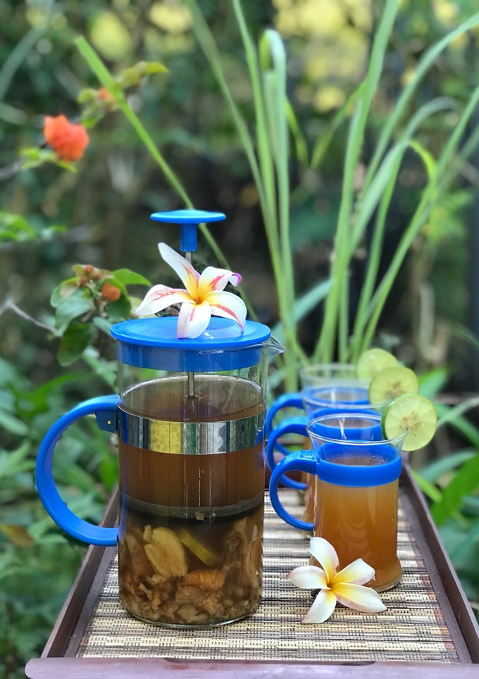 Foto resep Wedang OBH (wedang jahe, kencur, jeruk nipis)