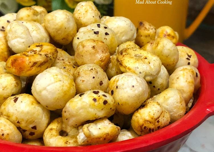 How to Prepare Homemade Phool Makhana Namkeen (Roasted Lotus Seeds or Foxnuts Snack) – Healthy Snack Recipe