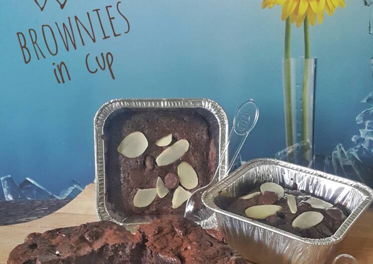 Cara Gampang Menyiapkan Brownies in Cup, Sempurna