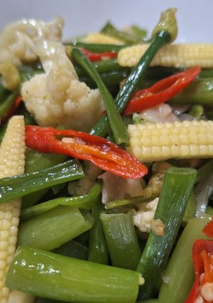 Foto resep TUMIS BUNGA BAWANG PUTREN KEMBANG KOL ▪︎