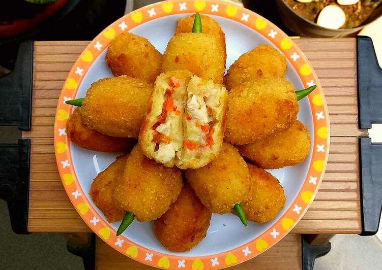 Resep 574. Kroket ayam wortel yang Sempurna