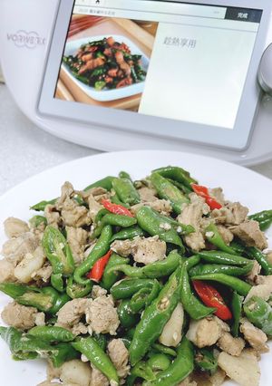 糯米椒炒五花肉 的食譜成品照片