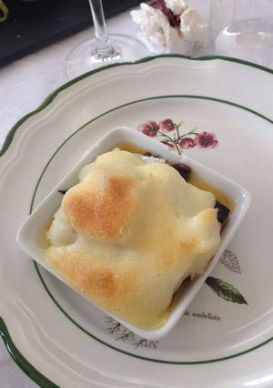 Una foto de Bacallà setinat amb all i oli suau