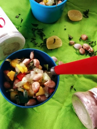 Easy Way Prepare Peanut corn protein salad the So Delicious Delicious