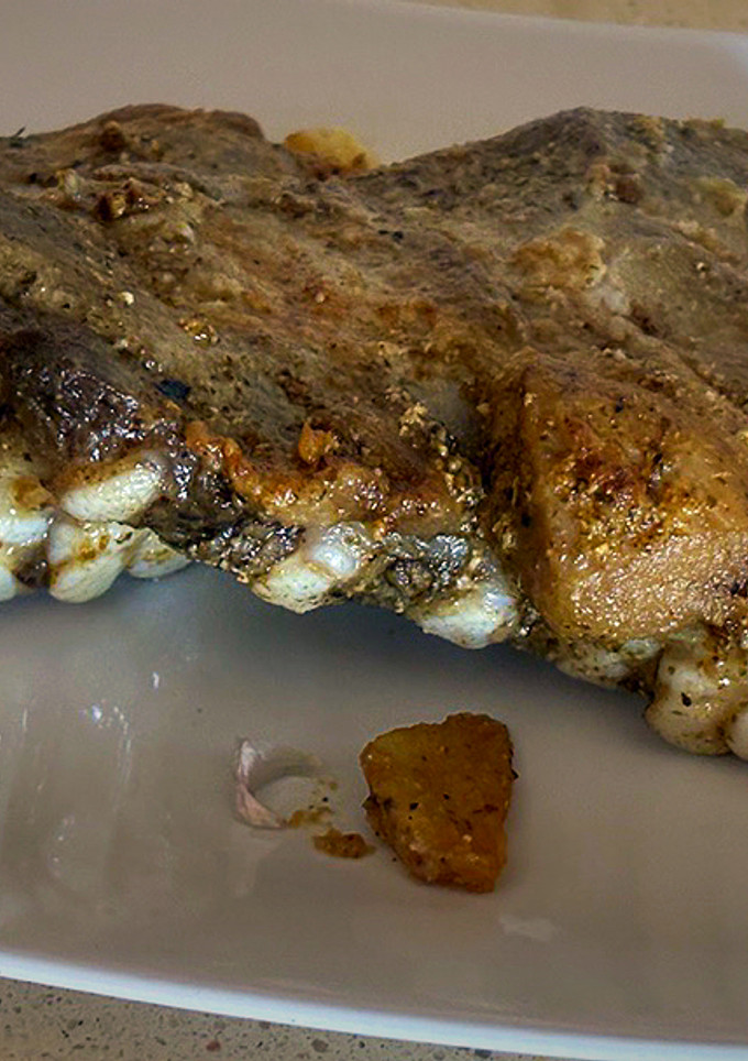 Una foto de Costillar adobado al horno