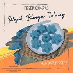 Wajik Bunga Telang রেসিপির প্রধান ছবি