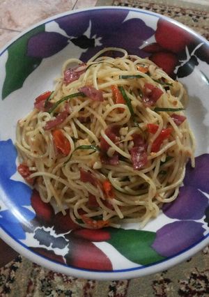 Foto resep Spaghetti aglio olio