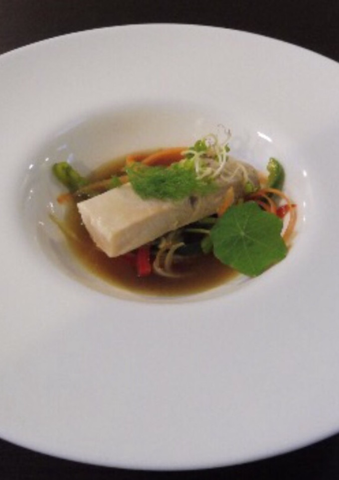 Una foto de Atún en escabeche japonés