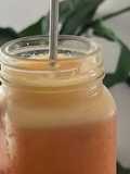 Sumo de Laranja com Framboesas