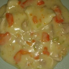 A picture of Chicken and Dumplings.
