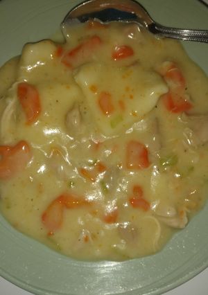 A picture of Chicken and Dumplings.