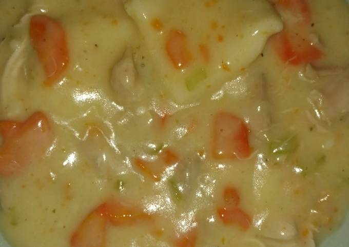 Steps to Make Homemade Chicken and Dumplings