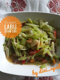 Foto resep Tumis Labu Siam Ebi
