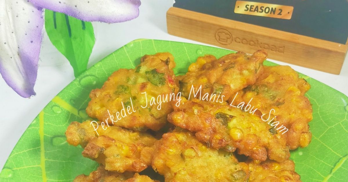 Perkedel Jagung Manis Labu Siam