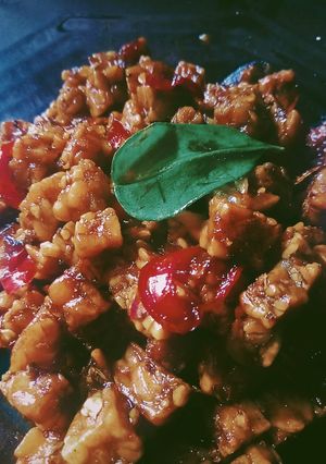 Foto resep Tempe orek lada hitam