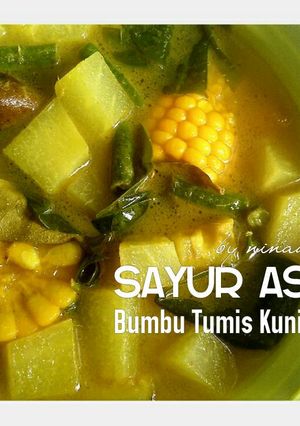 Foto resep Sayur Asem Bumbu Tumis Kuning