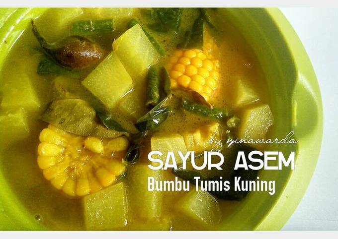 Sayur Asem Bumbu Tumis Kuning