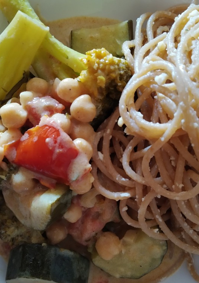 Una foto de Curry de garbanzos