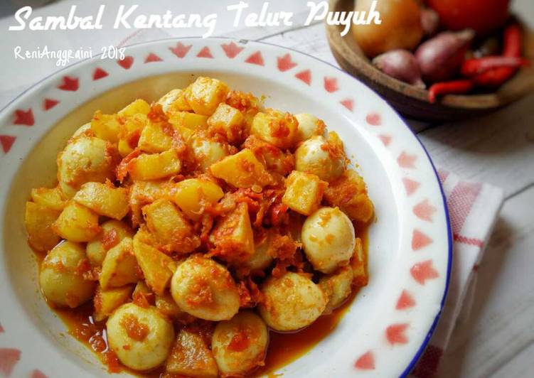 Langkah Mudah untuk Menyiapkan Sambal Kentang Telur Puyuh, Enak