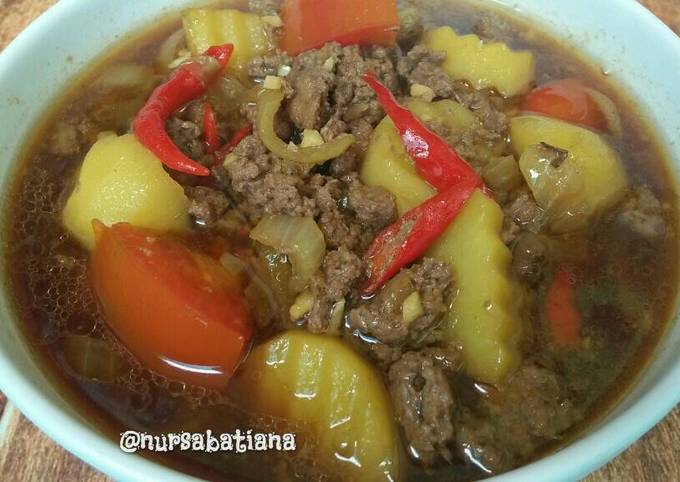 Semur Daging Giling