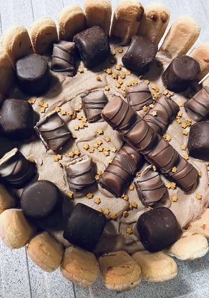 Une photo de Charlotte revisitée mascarpone Nutella