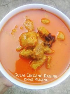 Foto resep Gulai Cincang Daging khas Padang