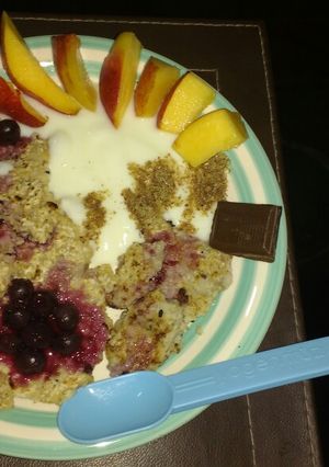 Una foto de Rico desayuno nutritivo!❤
