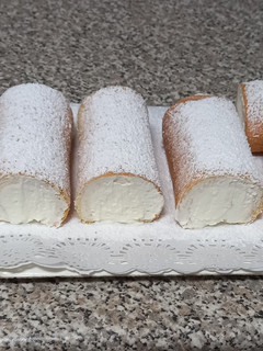 Una foto de Mini brazos de gitano de nata, Sin Gluten