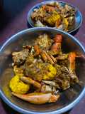 Udang kepiting jagung saos