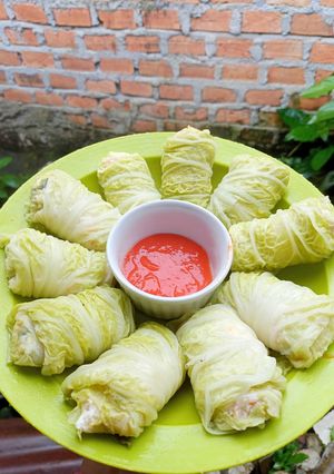Foto resep Sawi Kukus Isi Tahu Telur