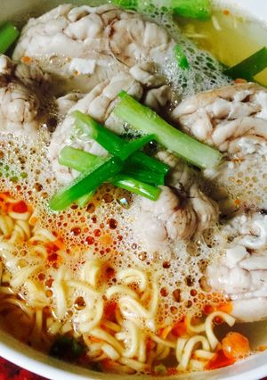 Hình của món Mì óc chần.