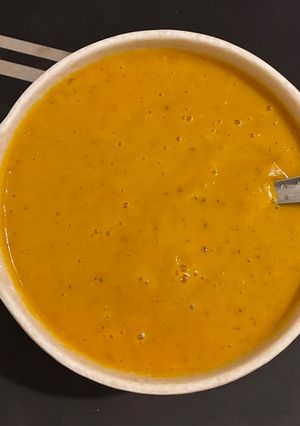 A picture of Charred Pumpkin Soup.