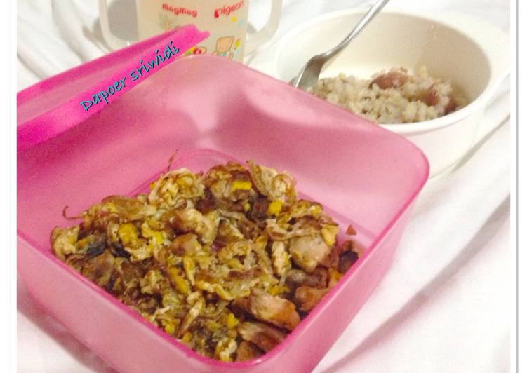 Resep Mpasi 12m+ (cah toge mahi dan nasi kacang merah) Anti Gagal