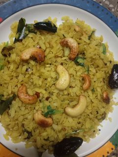 எலுமிச்சை அவல் உப்புமா(lemon aval)🍋 செய்முறை முக்கிய புகைப்படம்
