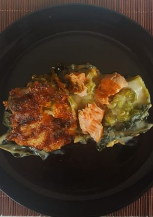 Foto de Brócolos gratinados sem lactose