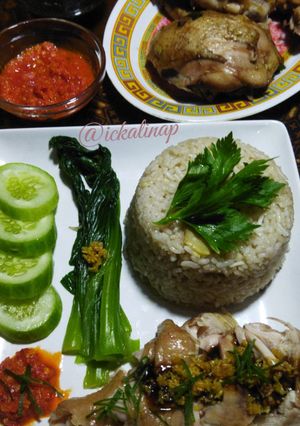 Foto resep Nasi Ayam Hainan (Rice Cooker)