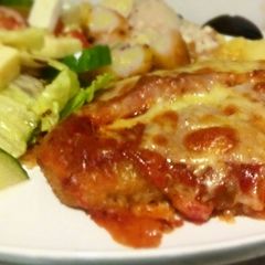 A picture of The Great Aussie Chicken Parmi (parmigiana).