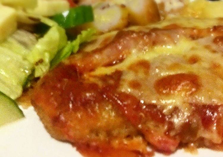 Recipe of Any-night-of-the-week The Great Aussie Chicken Parmi (parmigiana)