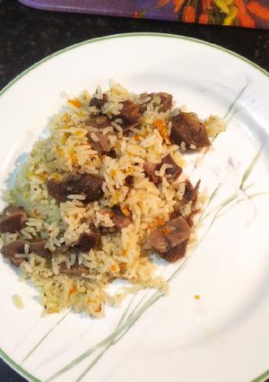 Una foto de Arroz con Mollejas