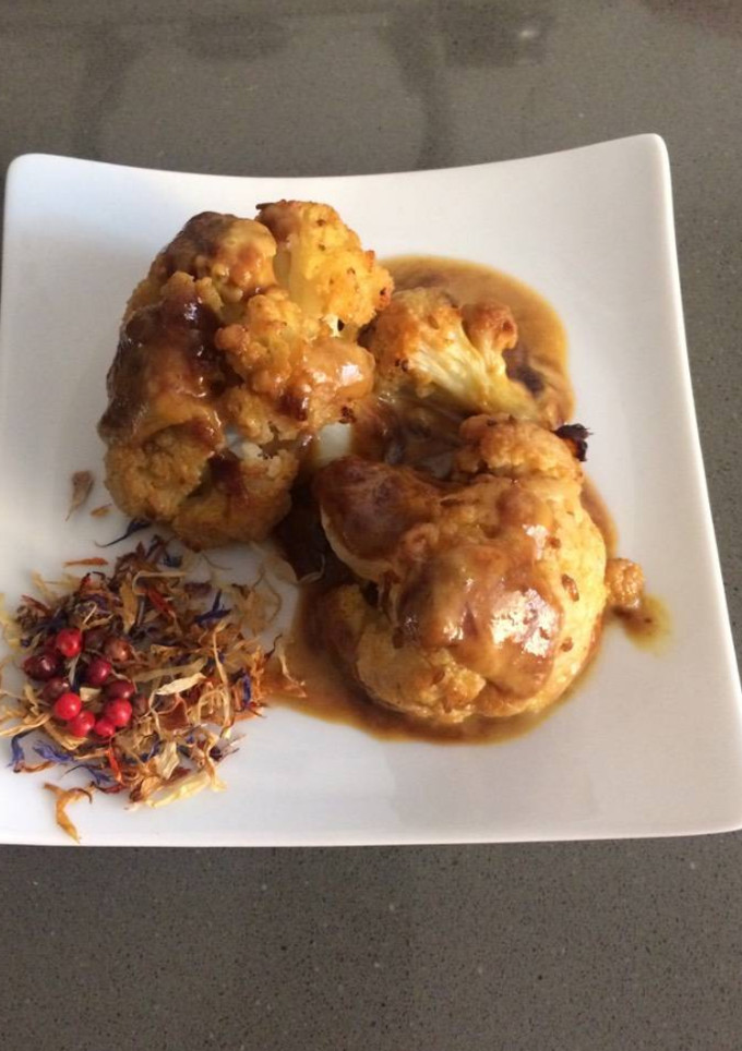 Una foto de Coliflor con especias con Thermomix