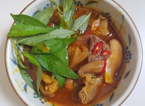 Hình của món Phá lấu heo.